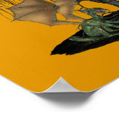 Beängstigende Ogre-Goblin-Kreaturen Halloween Poster (Ecke)