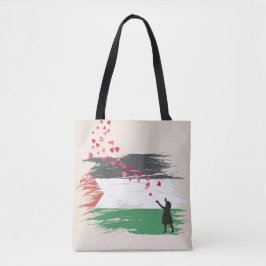 Beängstigende palästinensische Fahne Tote Bag - So Tasche