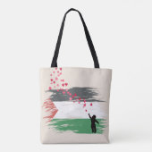 Beängstigende palästinensische Fahne Tote Bag - So Tasche (Rückseite)