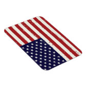 Beängstigende patriotische amerikanische Flagge Magnet (Rechte Seite)