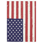 Beängstigende patriotische amerikanische Flagge Tischdecke (Vorderseite)