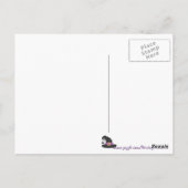 Beängstigende Polster Halloween Postkarte (Rückseite)