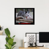Beängstigende Possum - Poster (Heimbüro)