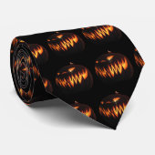 Beängstigende Pumpkin-Krawatte Krawatte (Gerollt)