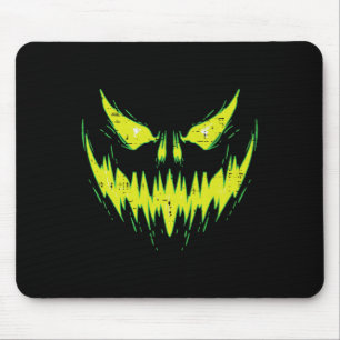 Beängstigende Pumpkin Kürbislaterne konfrontiert H Mousepad