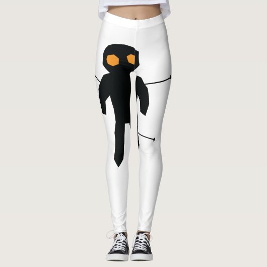 beängstigende Puppe Leggings (Vorderseite)
