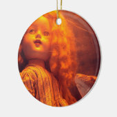 Beängstigende Puppe und Rat Keramik Ornament (Links)