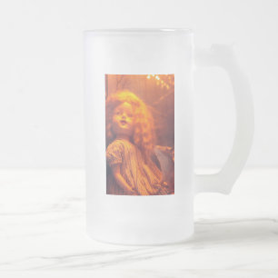 Beängstigende Puppe und RatIMG_8040 v2 Mattglas Bierglas