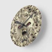 beängstigende Puppenprodukte, dunkle Kunst Runde Wanduhr (Winkel)
