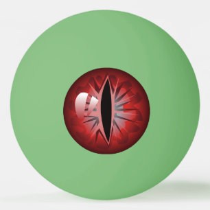 Beängstigende Rote Augen Pong Ball Eyeballs Tischtennisball