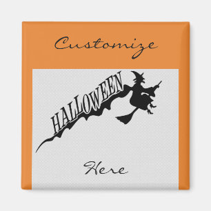 Beängstigende Rotzunge Broom Thunder_Cove Hallowee Magnet