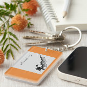 Beängstigende Rotzunge Broom Thunder_Cove Hallowee Schlüsselanhänger (Vorderseite rechts)