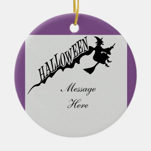 Beängstigende Rotzunge Halloween Thunder_Cove Keramik Ornament (Vorne)