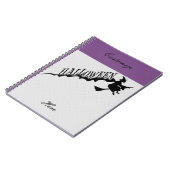 Beängstigende Rotzunge Halloween Thunder_Cove Notizblock (Linke Seite)