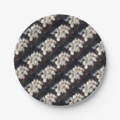 Beängstigende Schädel mit wackeligen Augenballen Pappteller (Vorderseite)