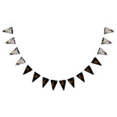 Beängstigende Schädel mit wackeligen Augenballen Wimpelkette (Alle)