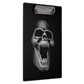 Beängstigende Schädeldecke Klemmbrett (Rechts)