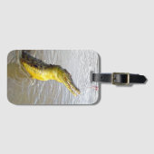 Beängstigende Schnapper: Der Sprung des Krokodils, Gepäckanhänger (Vorderseite (Horizontal))