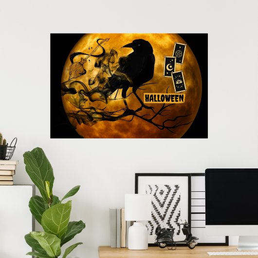 Beängstigende Schwarze Reihe, Tarot-Karten Hallowe Poster (Heimbüro)