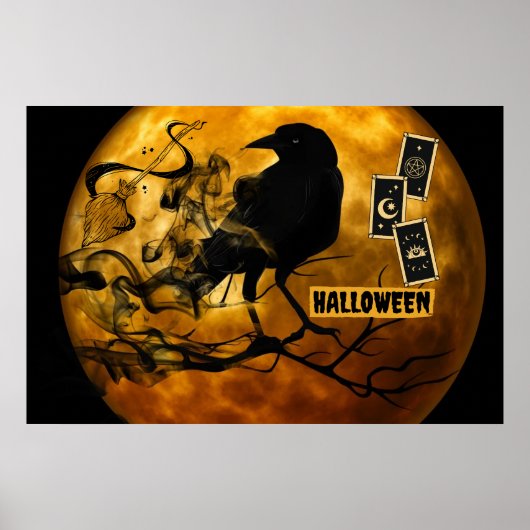 Beängstigende Schwarze Reihe, Tarot-Karten Hallowe Poster (Vorne)