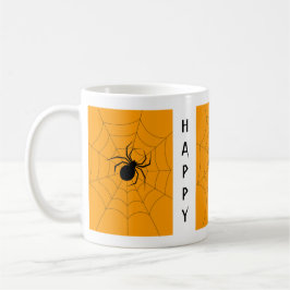 Beängstigende Schwarze Witwe Spider Happy Hallowee Kaffeetasse