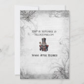 Beängstigende Skele-brations Einladung (Rückseite)