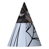 Beängstigende Skeleton Hexe für ein gruseliges Hal Partyhütchen (Rückseite)