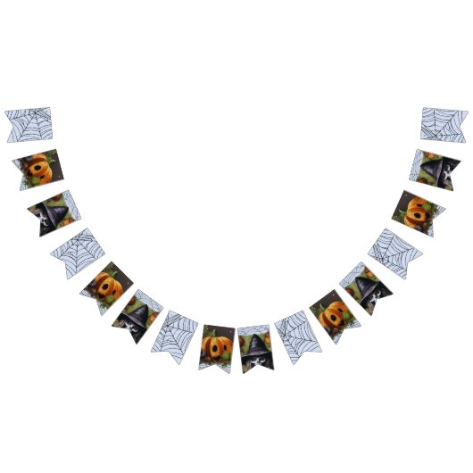 Beängstigende Skeleton Hexe für ein gruseliges Hal Wimpelkette (Alle)