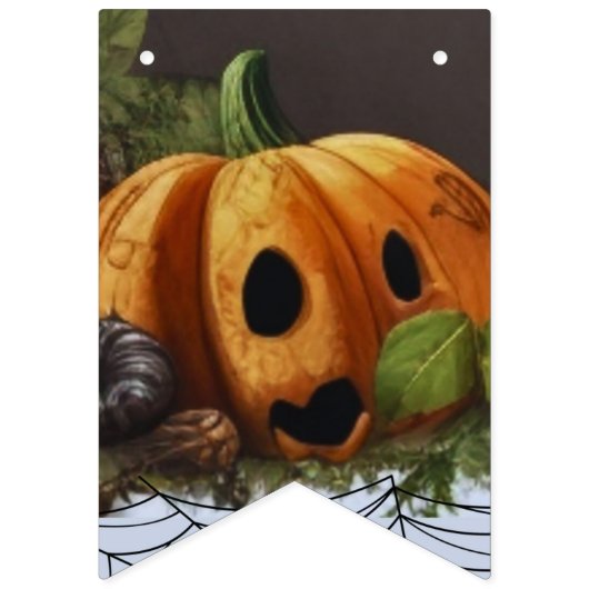 Beängstigende Skeleton Hexe für ein gruseliges Hal Wimpelkette (Zweite Fahne)