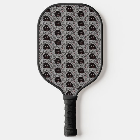 Beängstigende Spinne Pickleball Schläger (Vorderseite)