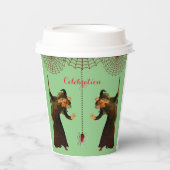 Beängstigende Spinnen Pappbecher (Vorderseite)