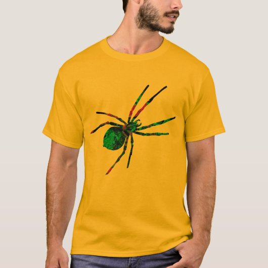 Beängstigende Spinnenhalloween-Design Kostümidee T-Shirt (Vorderseite)