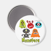 Beängstigende Spooky Monster Außerirdischen Kreatu Magnet (Vorderseite/Rückseite)