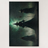 Beängstigende Trio-Hexen, Goya-Hexen Sabbat Puzzle (Vertikal)