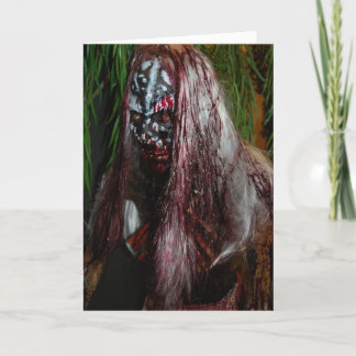 Beängstigende Typ-Halloween-Karte Karte