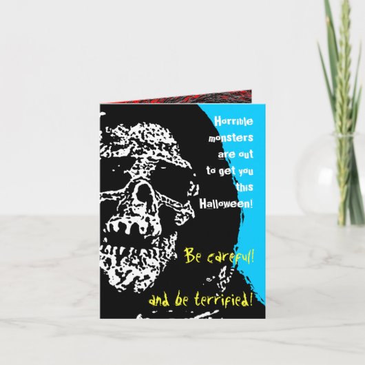 Beängstigende Überraschungskarte Karte (Vorderseite)