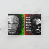 Beängstigende Überraschungskarte Karte (Innenseite)