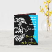 Beängstigende Überraschungskarte Karte (Gelbe Blume)