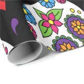 Beängstigende und bloodcurdling Einschüchterung Geschenkpapier (Rolleneckpunkt)