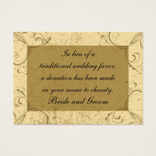 Beängstigende und elegante Hochzeitskarte für Wohl (Vorderseite)