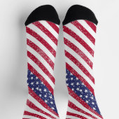 Beängstigende US Flagge Socken (Oben)