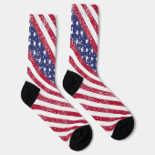 Beängstigende US Flagge Socken (Rechts)