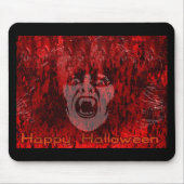 Beängstigende Vampir Lady in Blood Mousepad (Vorne)