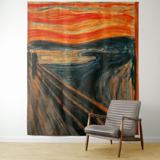 Beängstigende Verwirrung beim Halloween-Maskenbild Wandteppich (Beispiel)