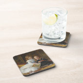 Beängstigende Viktorianischen zwei junge Mädchen Getränkeuntersetzer (Rechte Seite)