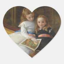 Beängstigende Viktorianischen zwei junge Mädchen