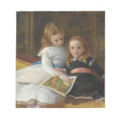 Beängstigende Viktorianischen zwei junge Mädchen Notizblock (Vorderseite)