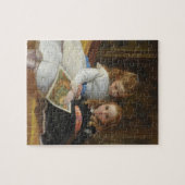 Beängstigende Viktorianischen zwei junge Mädchen Puzzle (Horizontal)