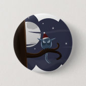 beängstigende Weihnachtskeule Button (Vorderseite)