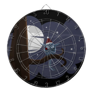 beängstigende Weihnachtskeule Dartscheibe